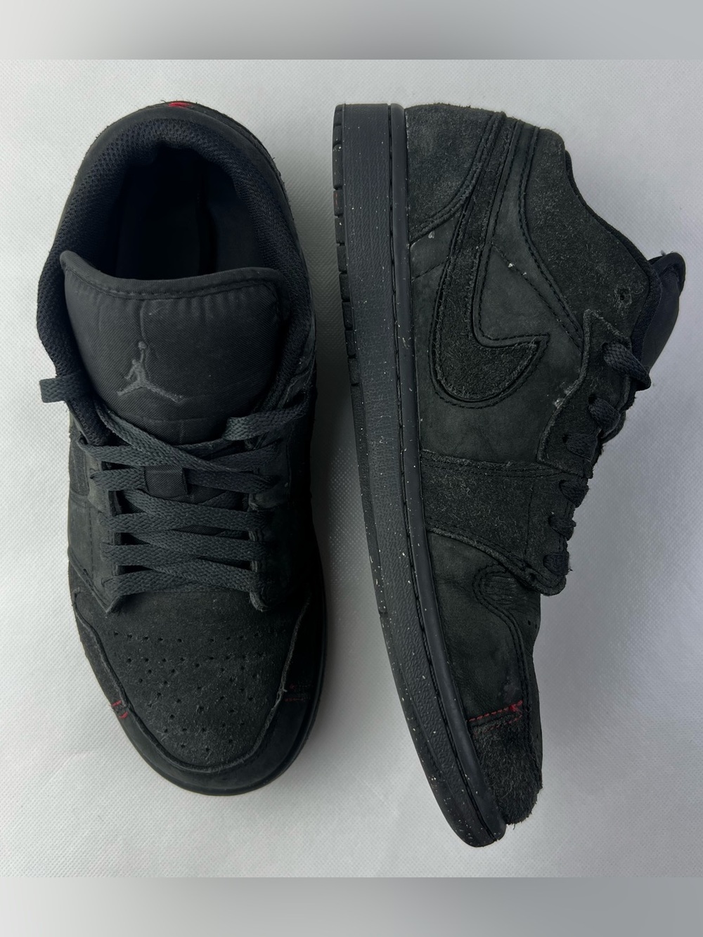Nike Air Jordan 1 Low SE Craft Dark Smoke Grey Varsity Red Size 8